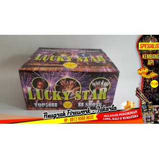 Kembang Api TOP Lucky Star 88s 0,8"+1" [Mix Fan]